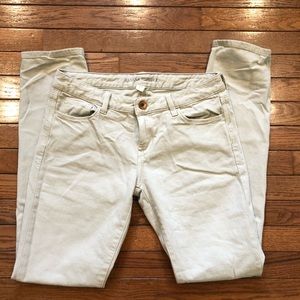 Super cute cream colored jeans
